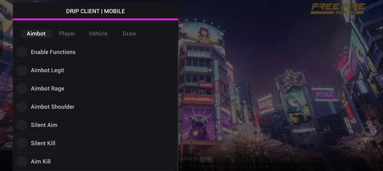 Screenshot of Drip Client FF